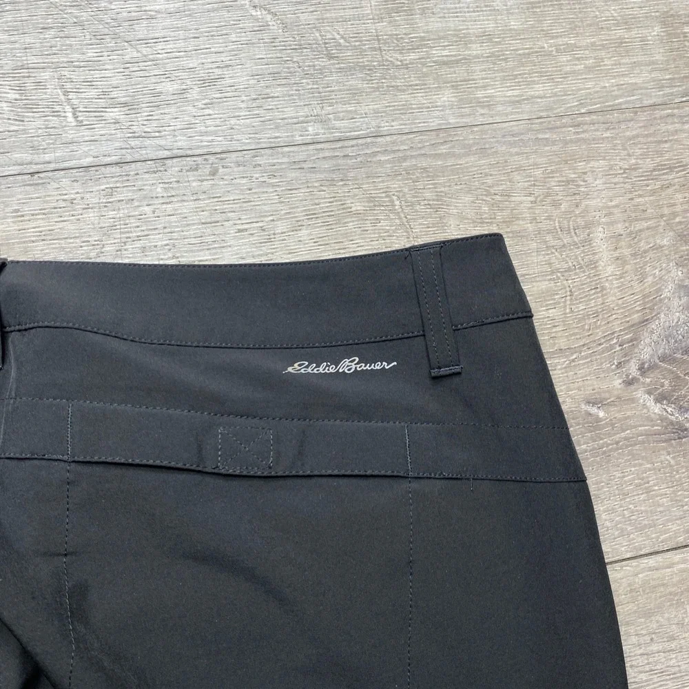 Eddie Bauer First Ascent Hiking Pants Womens 14 Black Stretch Poly Spandex‎
